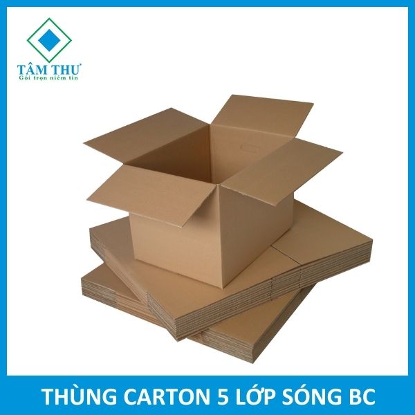 thùng carton5 lớp sóng bc