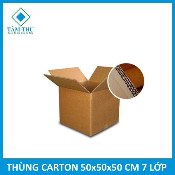 thùng carton 50x50x50 7 lớp
