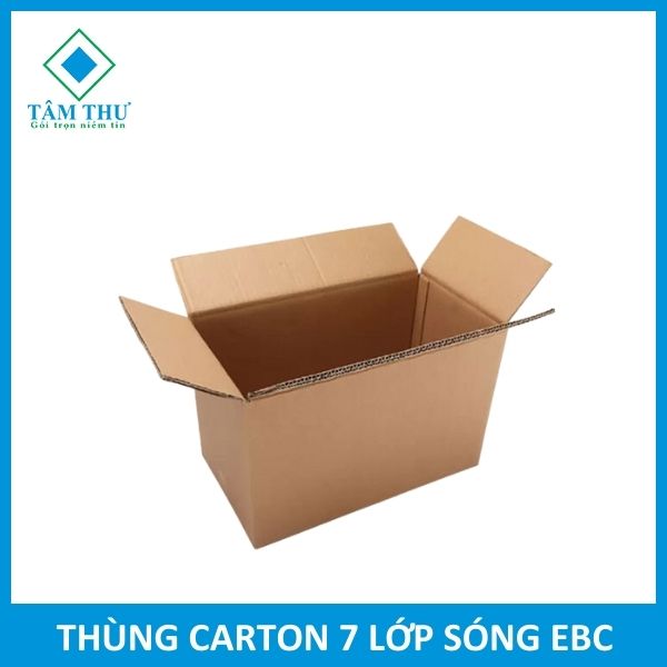 thùng carton 7 lớp sóng EBC